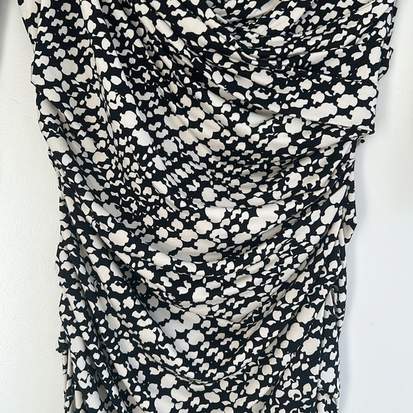 Diane von Furstenberg black and cream dress size 4 - Picture 2 of 7